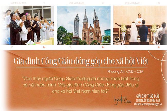 Gia đình Công Giáo đóng góp cho xã hội Việt