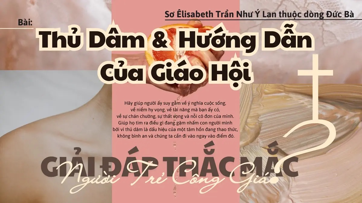 THỦ DÂM VÀ HƯỚNG DẪN CỦA GIÁO HỘI