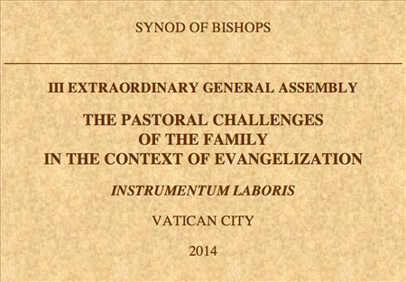 Tài Liệu Làm Việc của Thượng Hội đồng Giám mục về Gia đình (5–19/10/2014)