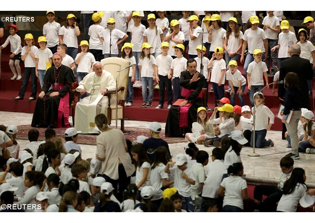 Đức Thánh Cha gặp gỡ 7.000 trẻ em tại Vatican