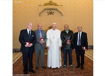 Những người đoạt giải Nobel Hoà bình 2015 đến Vatican