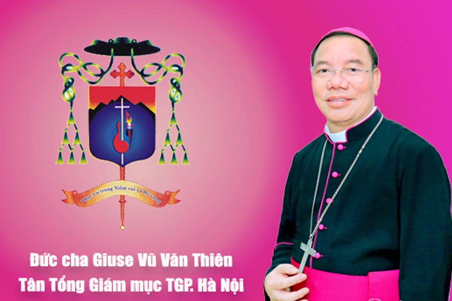 ĐTC Phanxicô bổ nhiệm Đức cha Giuse Vũ Văn Thiên làm Tổng giám mục Tổng giáo phận Hà Nội