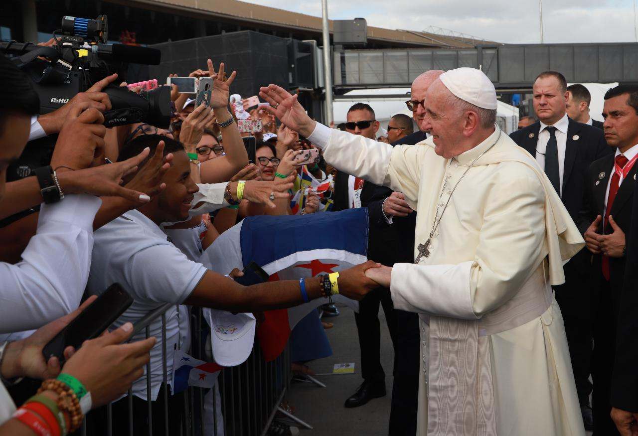 Đức Thánh Cha Phanxicô đã đến Panama nhân Đại hội Giới trẻ Thế giới 2019